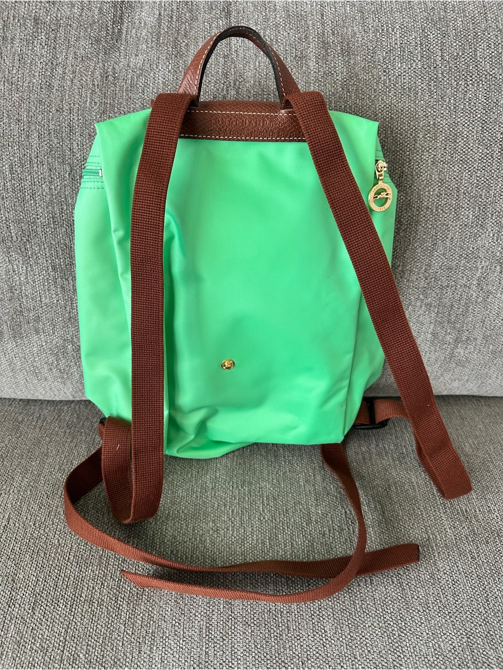 Longchamp Light Green Backpack - Picture 4 of 6